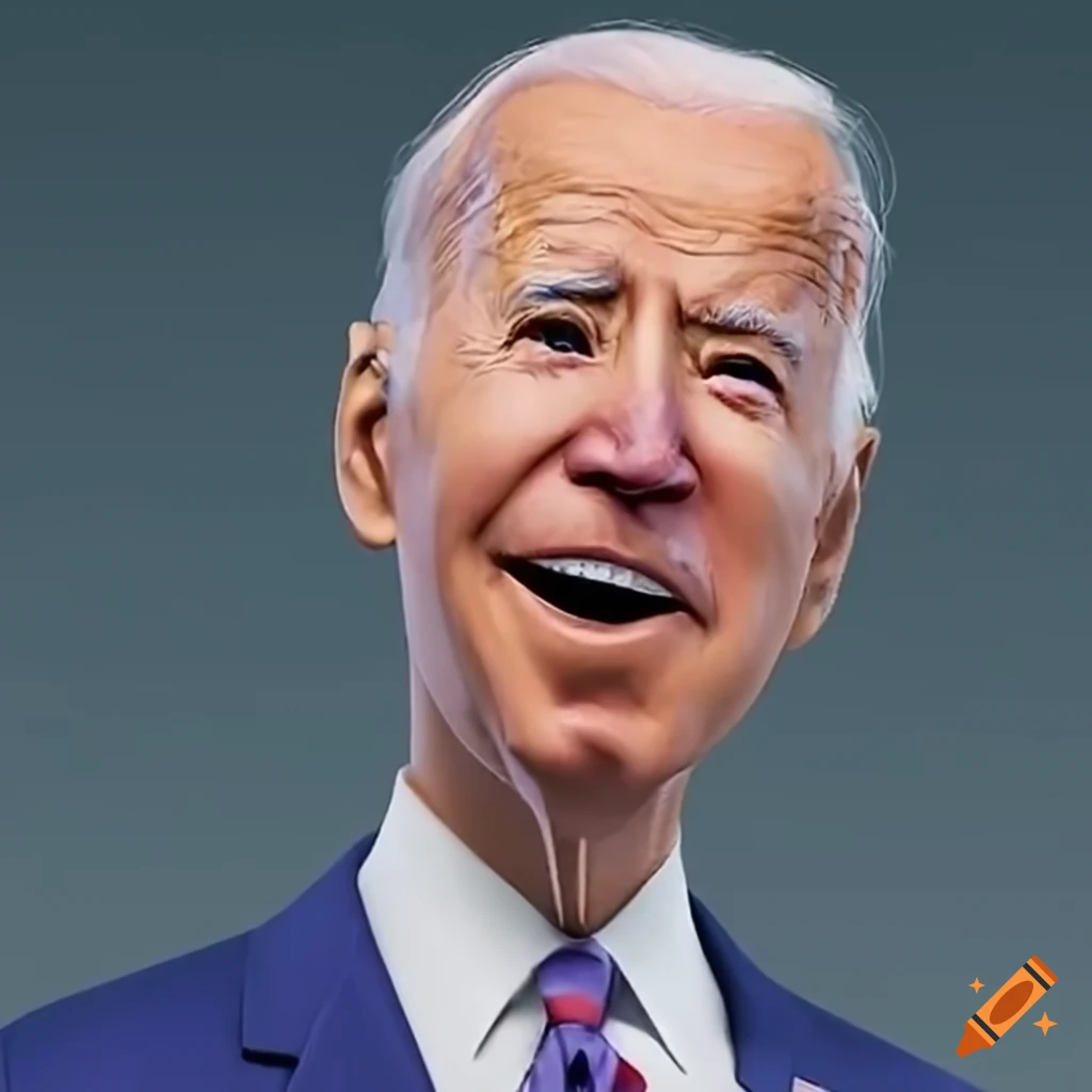 LGBTQ cartoon character depiction of Joe Biden