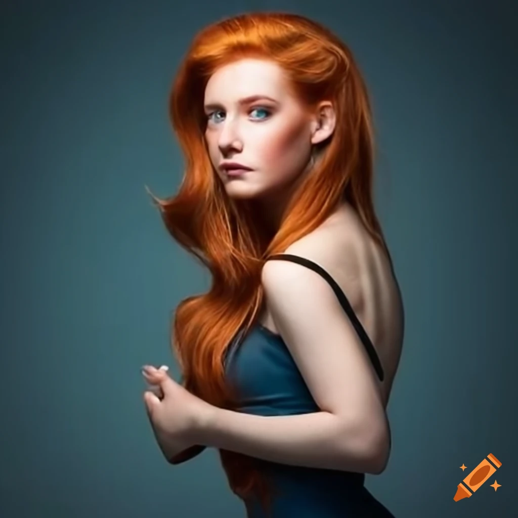 Redhead person