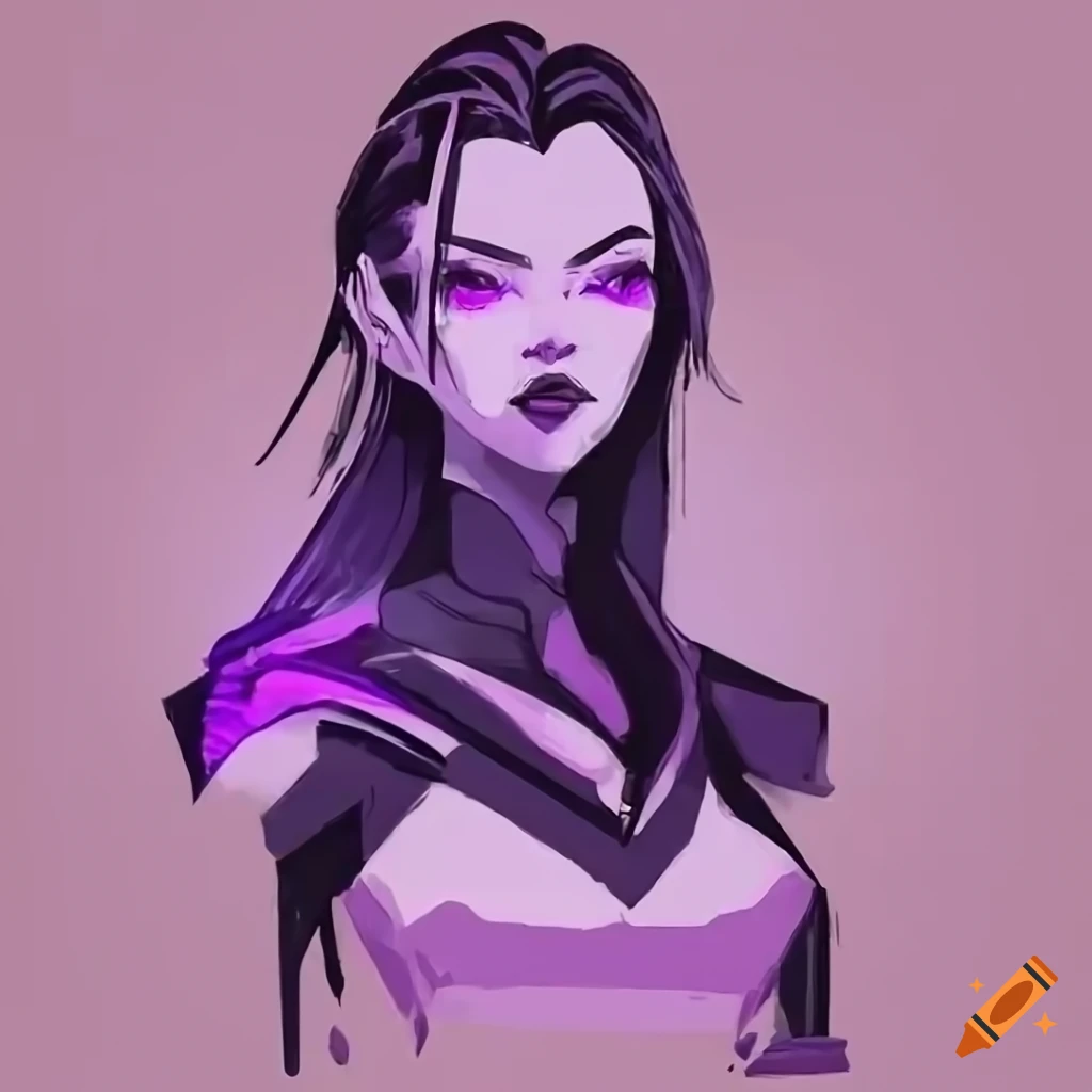 Valorant Reyna Character On Craiyon