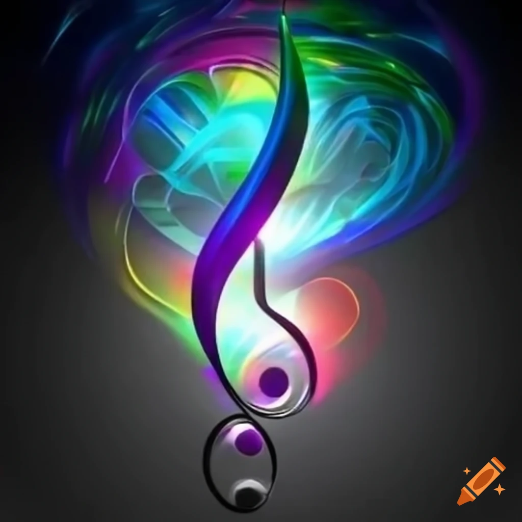 Colorful Rythym Icon Colorful epic rhythm piano music logo on Craiyon