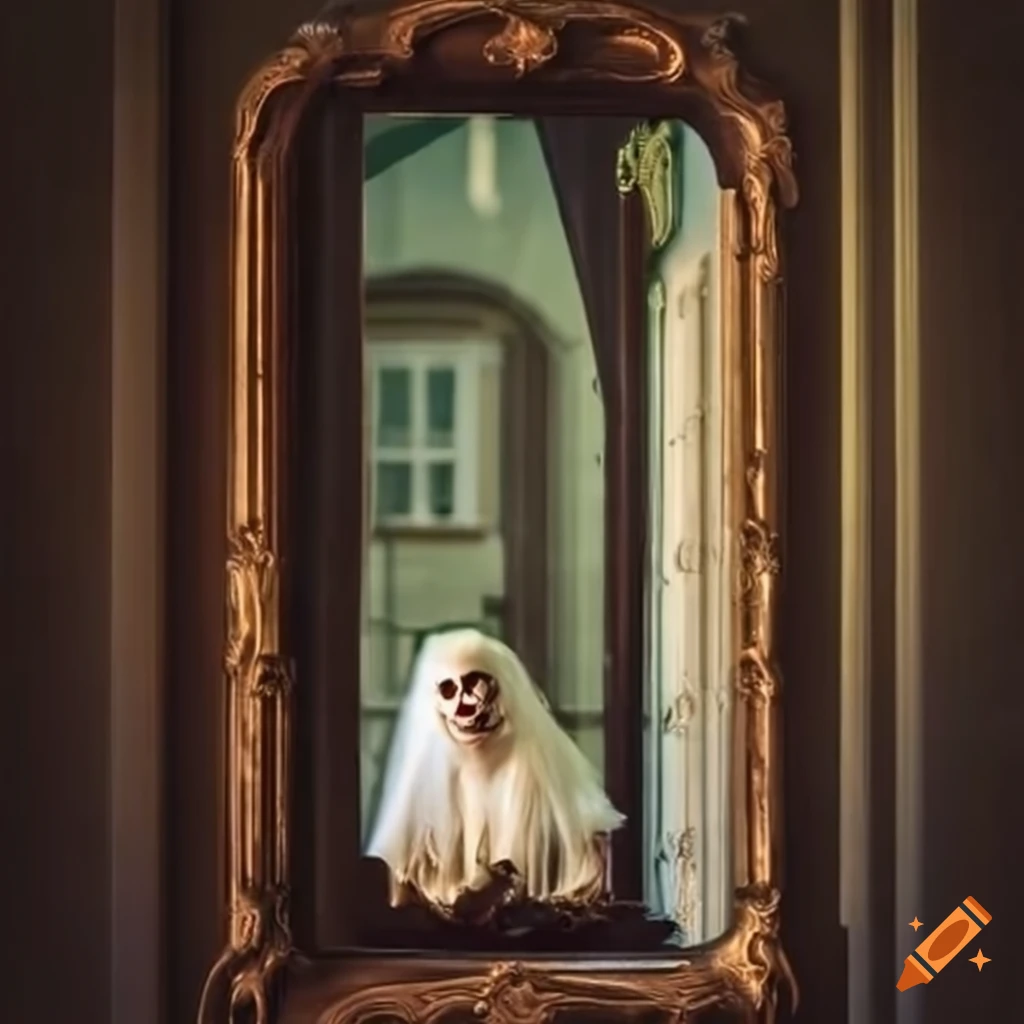 Myrtles Plantation Mirror with a ghostly figure inside