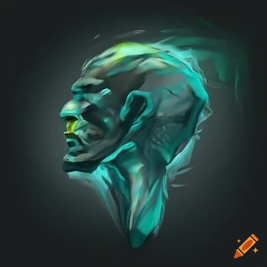Abstract artwork representing physical strength