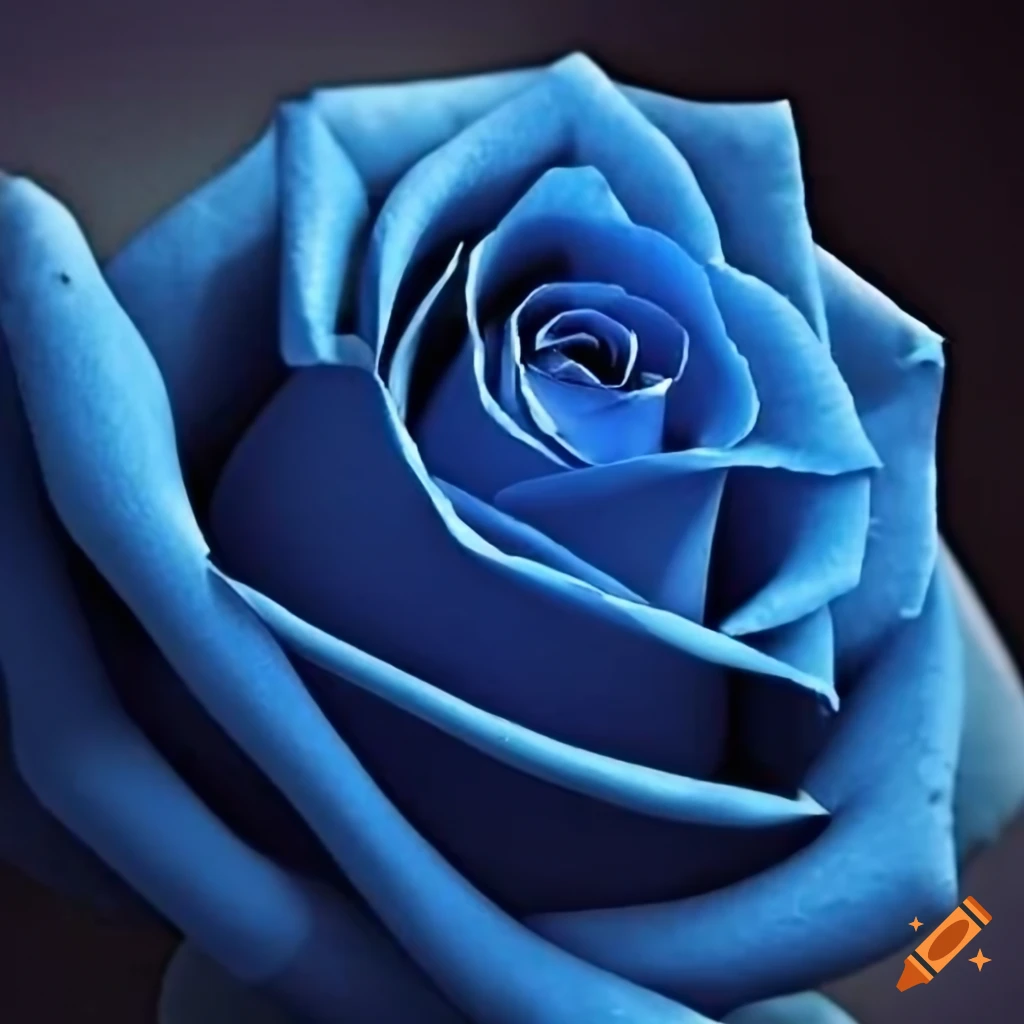 Blue rose on Craiyon