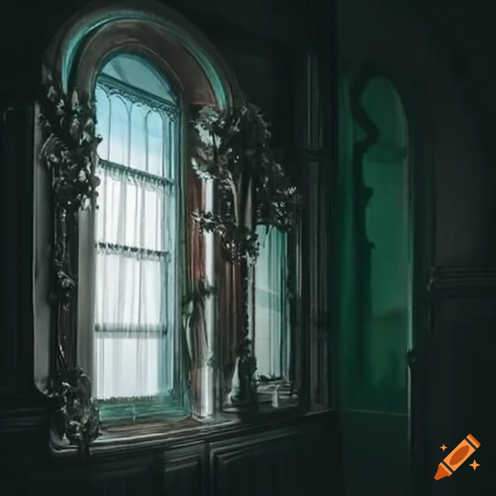 Myrtles Plantation Mirror with a ghostly figure inside