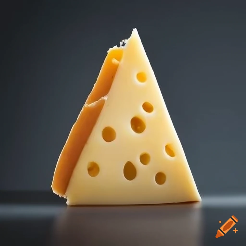 Triangle cheese thin slice