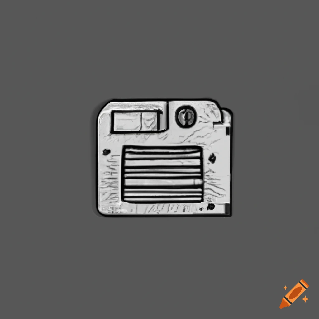 Icon of a floppy disk