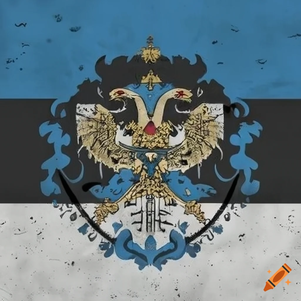 Drawing Of Estonia Flag Map. 35898454 PNG