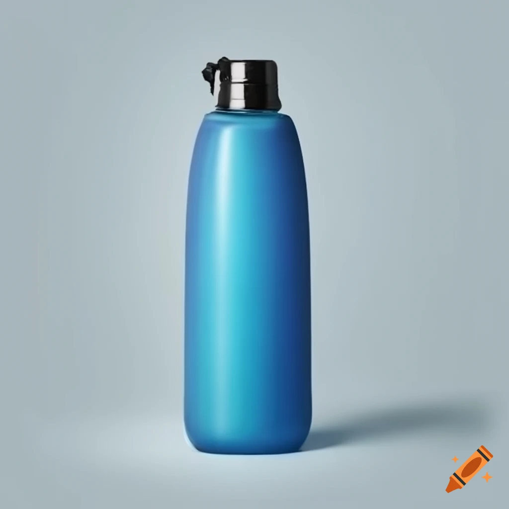 Realistic water bottle on Craiyon