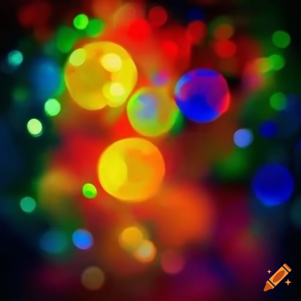Abstract bokeh lights background