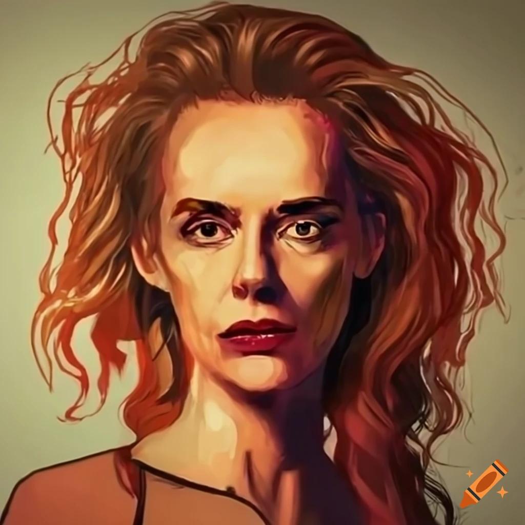 Artistic depiction of jordan peterson as a woman on Craiyon