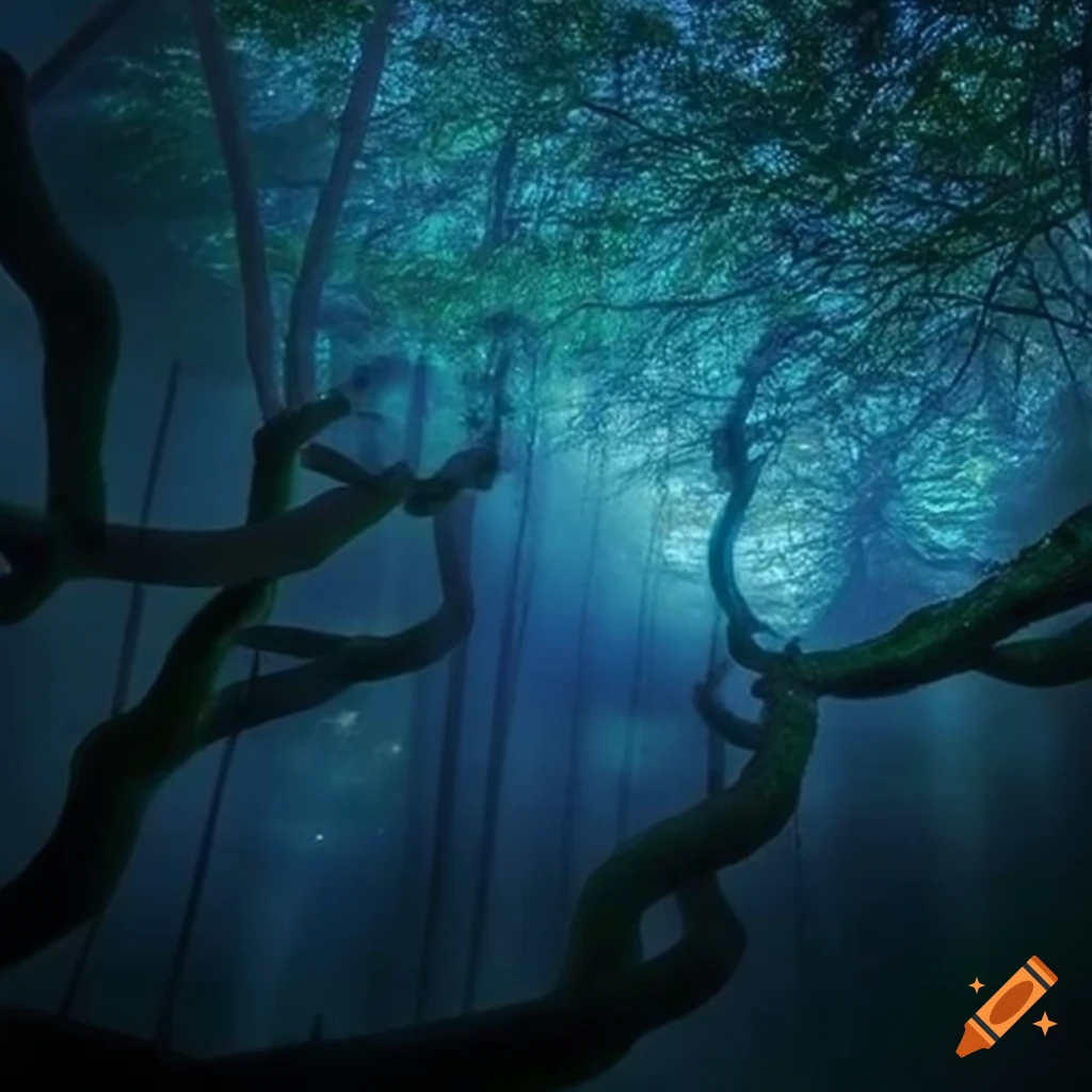 Micro photography with natural and artificial light creating an enchanting environment on Craiyon