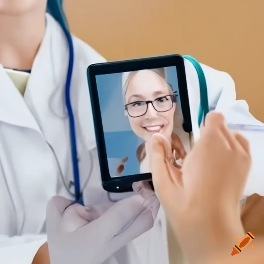 Telemedicine concept illustration on Craiyon