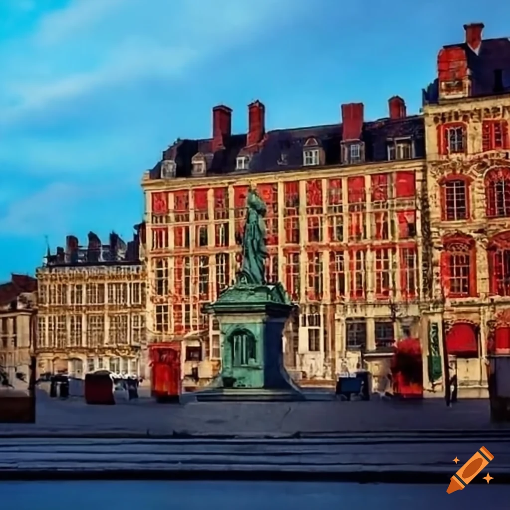 Tributes to economist John Maynard Keynes in picturesque Lille main square