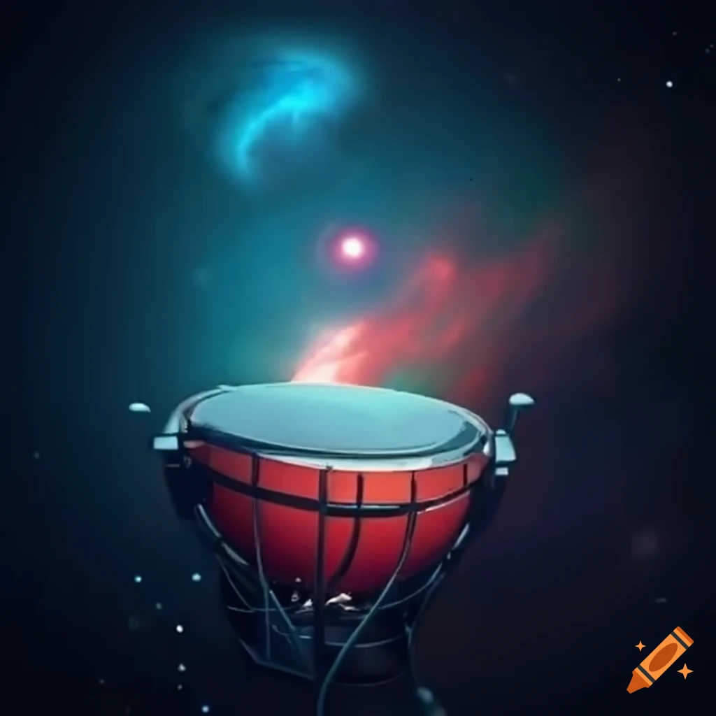 Space timpani logo scene on Craiyon