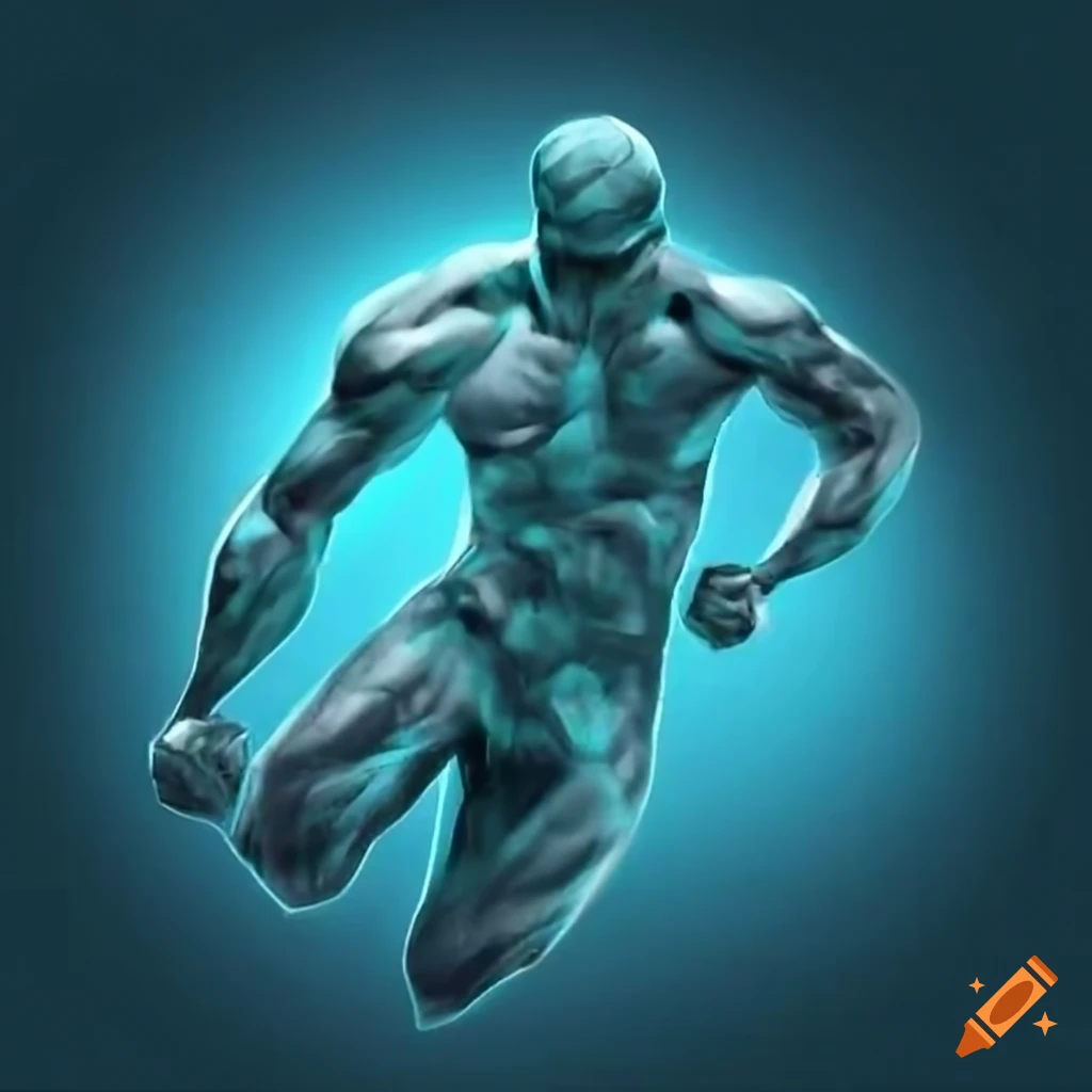 Abstract representation of physical strength