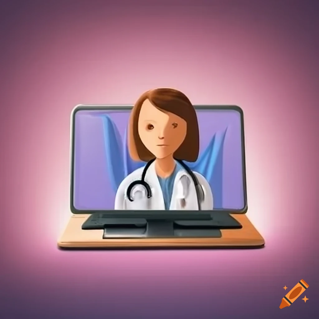 Telemedicine concept illustration on Craiyon