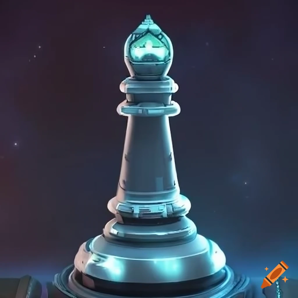 Scifi chess for spacethemed video game on Craiyon