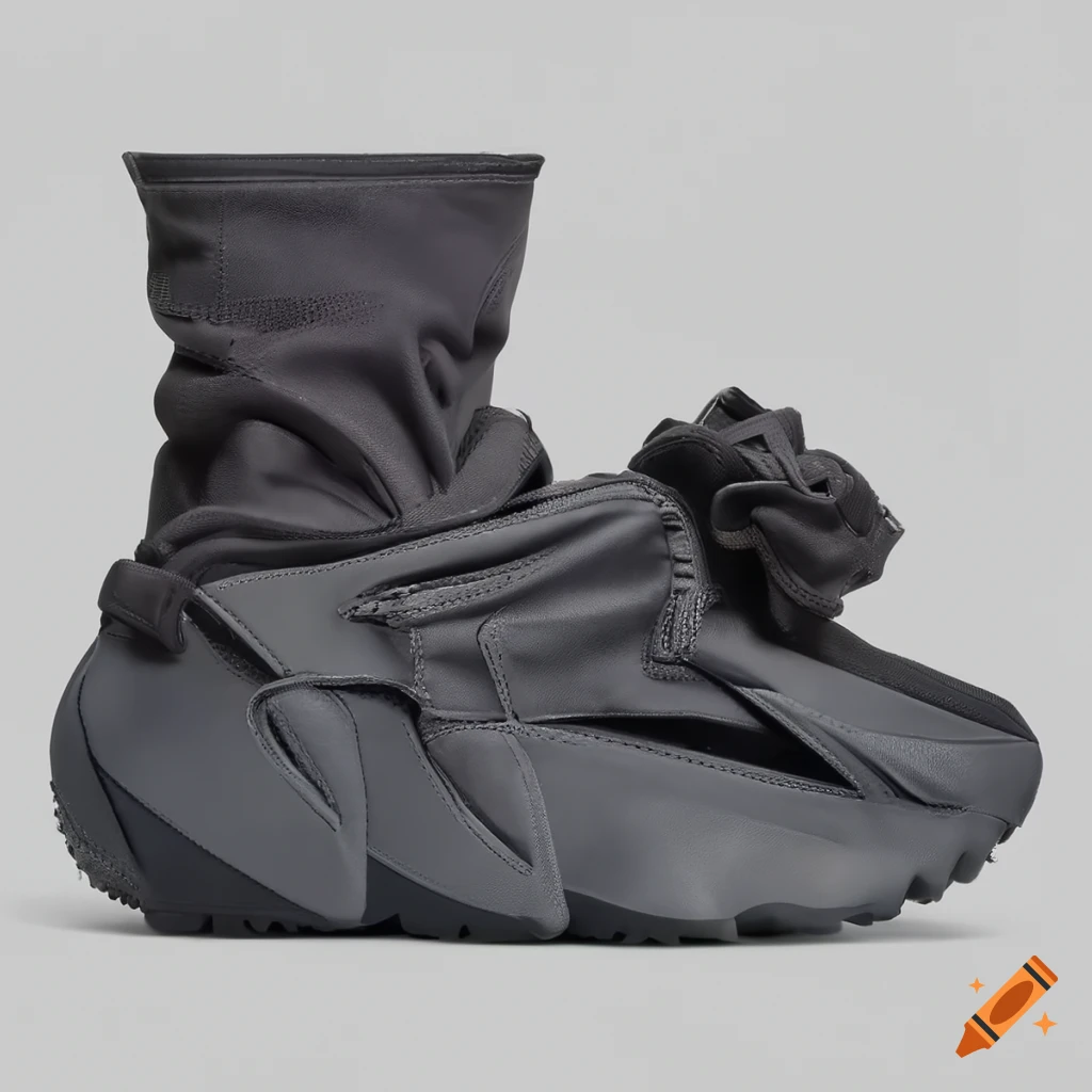 Yeezy garbage bag shoe by balenciaga for men on Craiyon