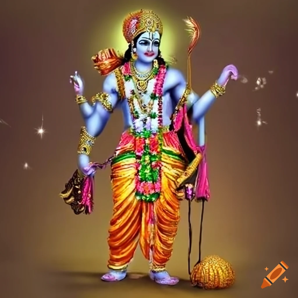 Exquisite depiction of lord sri ram embodying divine beauty and grace ...