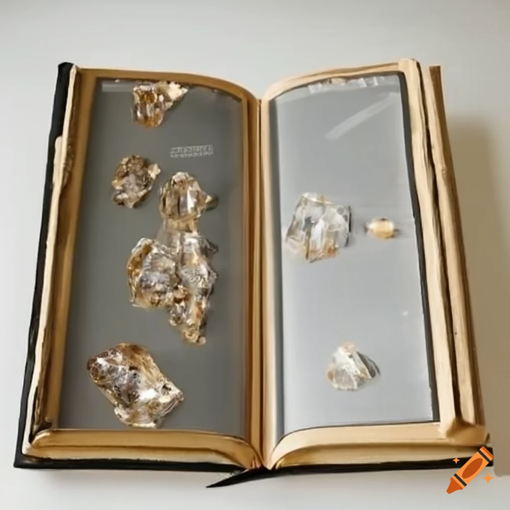 Crystal book on Craiyon