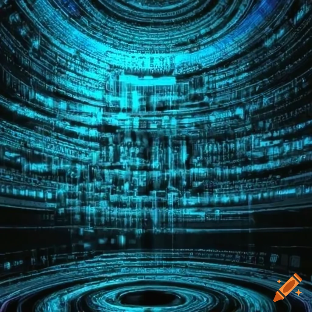 Visualization of computer data on Craiyon