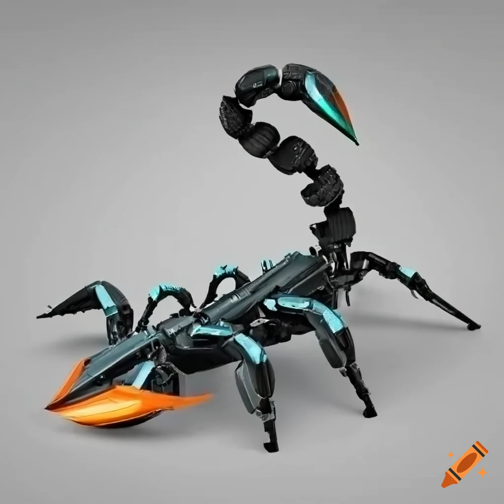 Scorpion robot on Craiyon