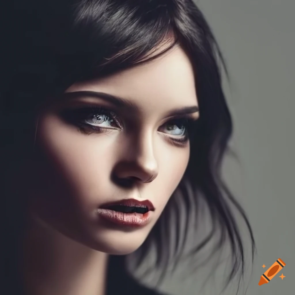 black-haired-european-woman-with-bangs-and-grey-eyes-on-craiyon