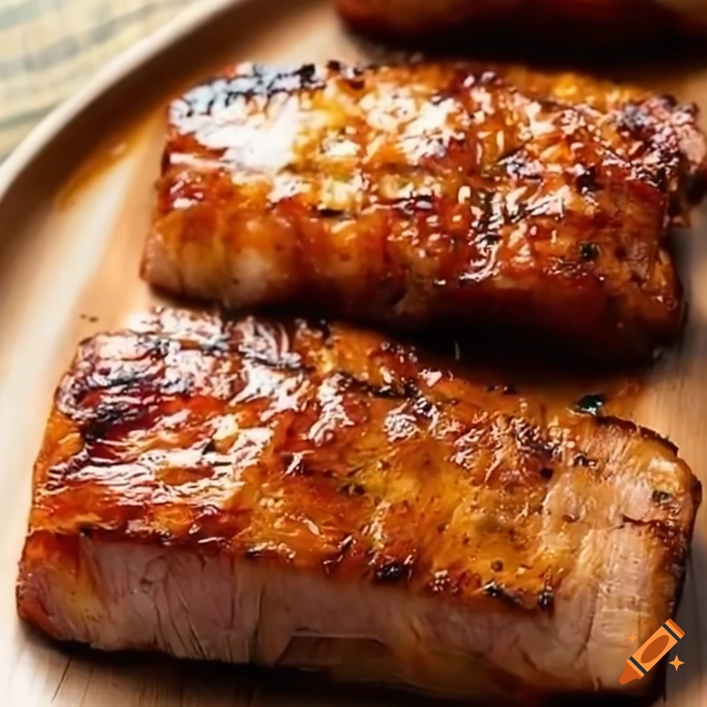 Grilled pork belly