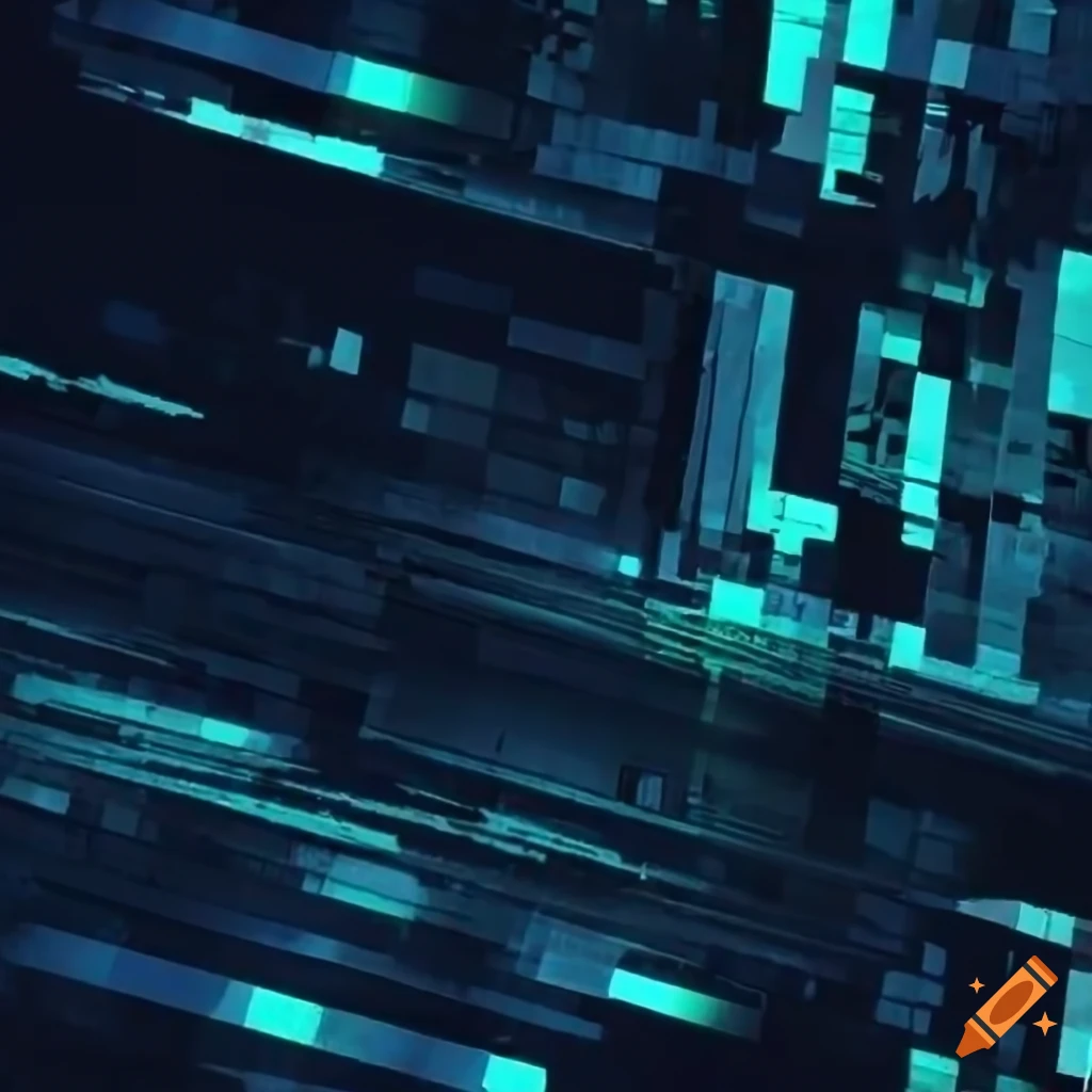 Glitched background on Craiyon