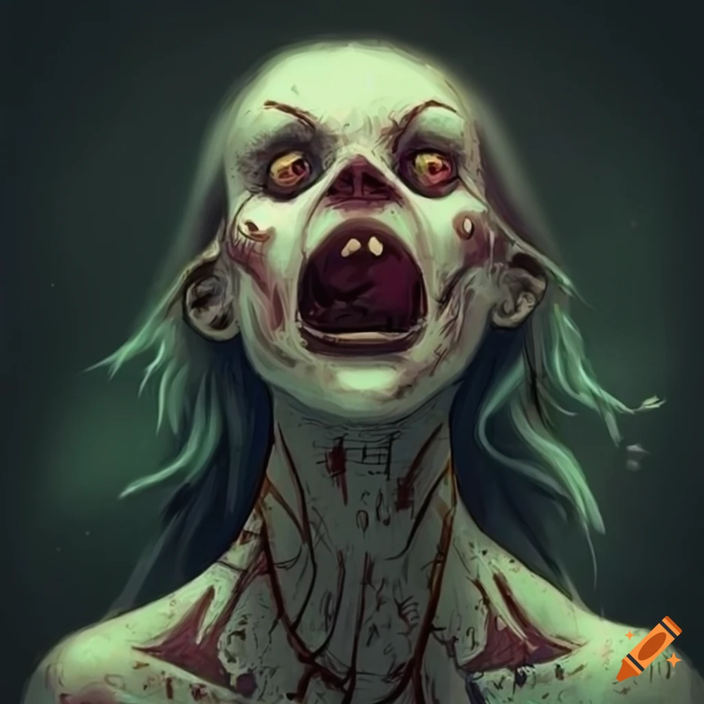 Eerie spooky scarecrow