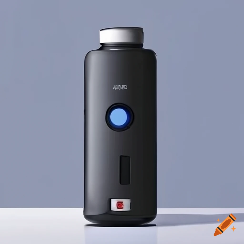 Water bottle heater with chargeable port on Craiyon