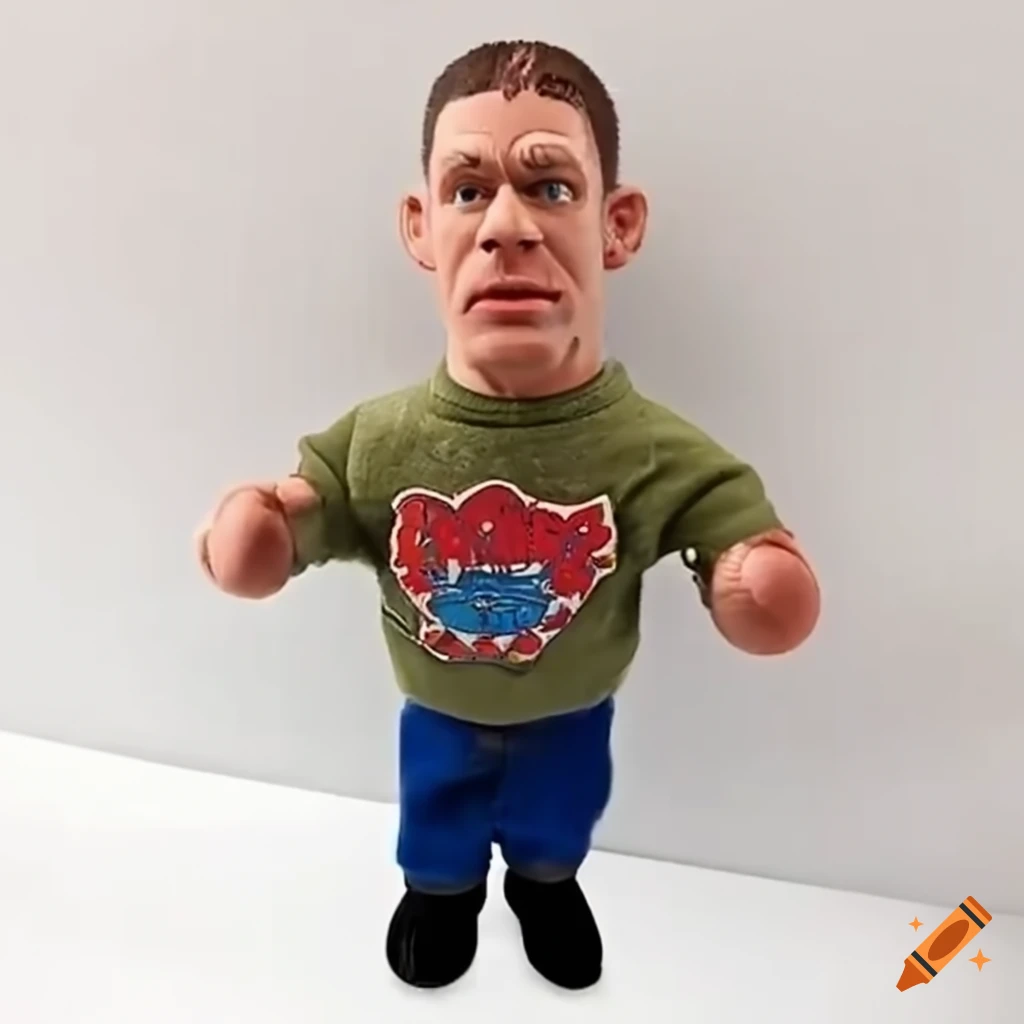 Wwe puppet of a famous personality on Craiyon