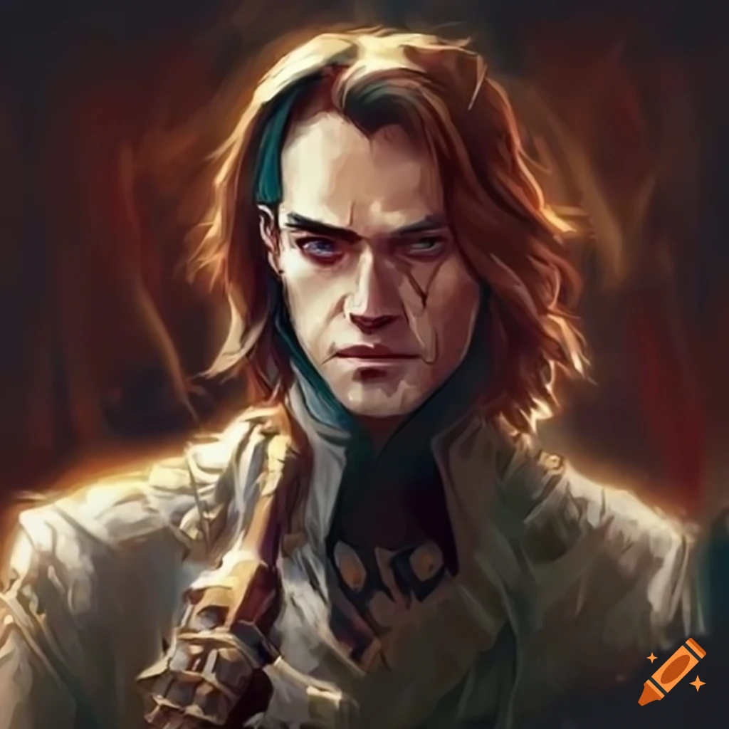 Dimitri belikov dampyr on Craiyon