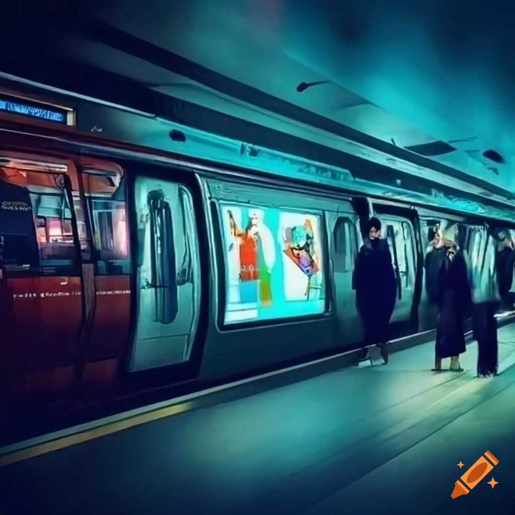 Subway station poster for new innovation and esport place in Paris