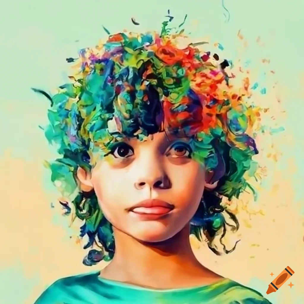 Art to engage people from the same company to join the green team of the solidarity charity to help the autistic house