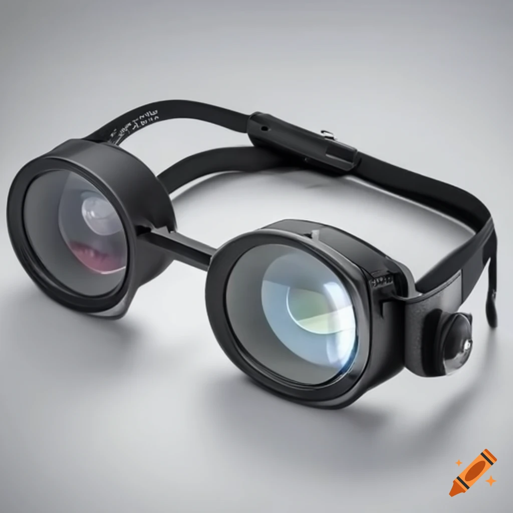 High-tech spectacles with advanced magnifying lenses