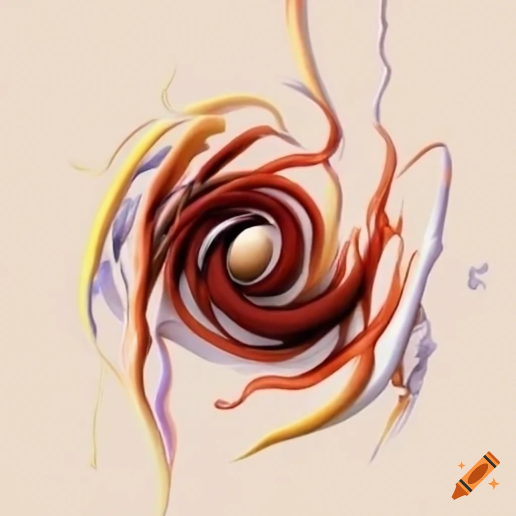 Abstract swirl pattern on Craiyon