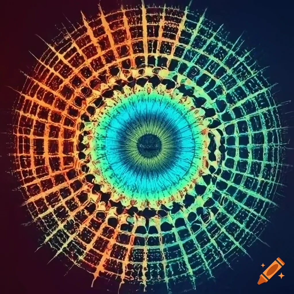 Geometric optical illusion patterns inspired by Adolph Frederick Reinhardt
