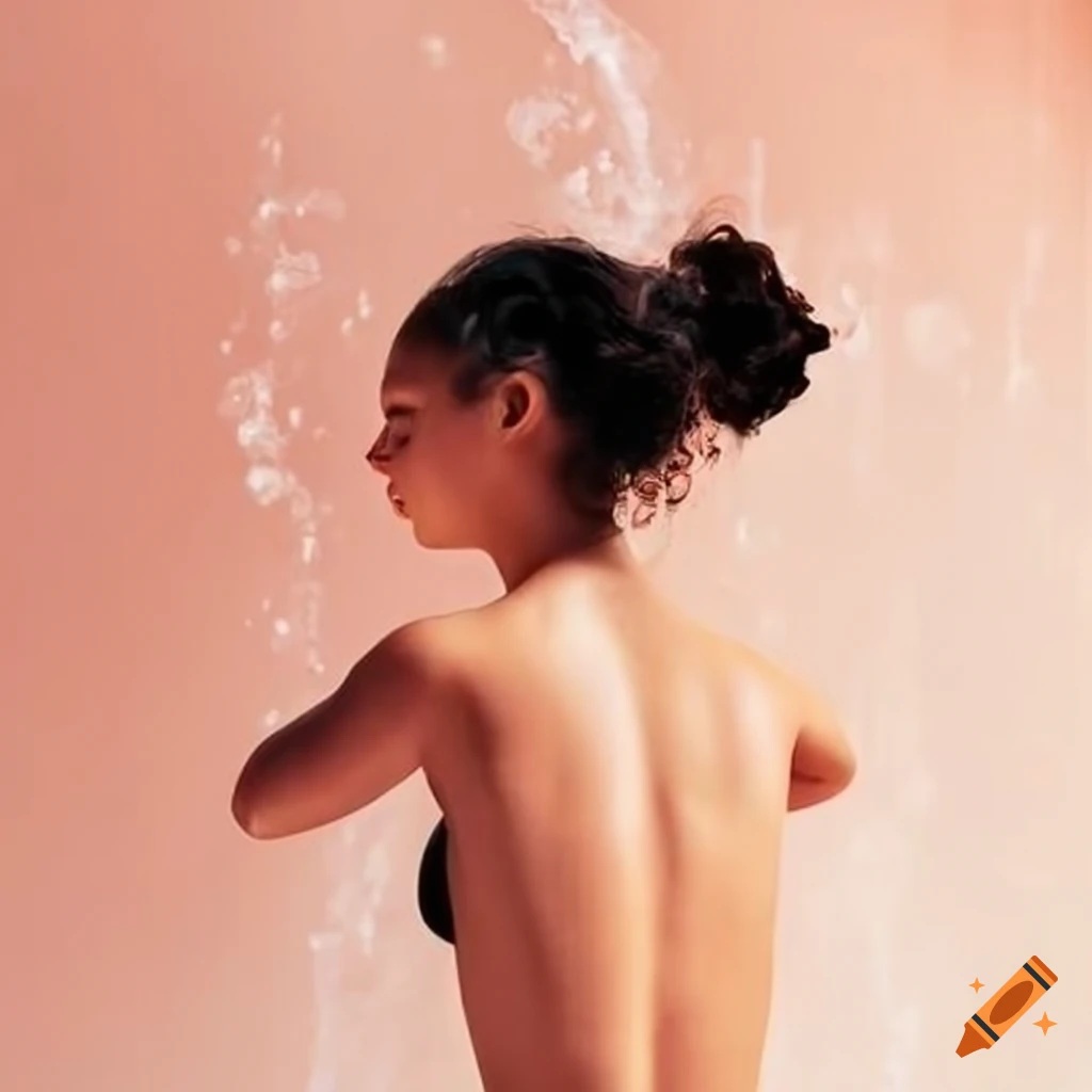 Person taking a bath