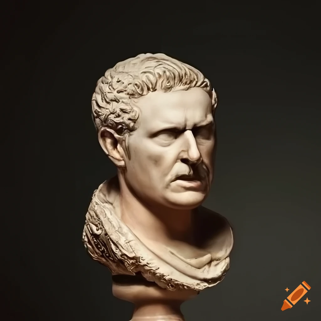 Roman bust of a man named Jack Carson