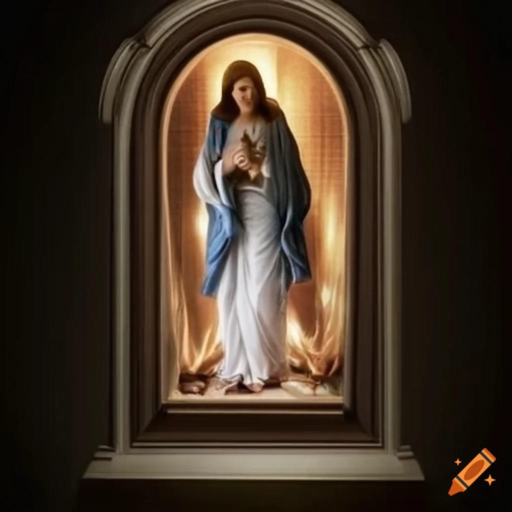 Religious picture frame on Craiyon