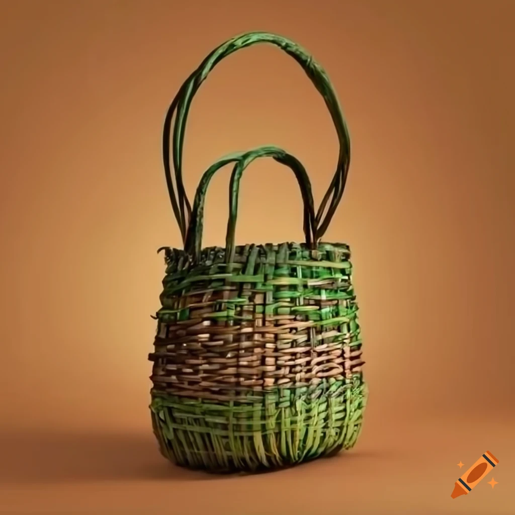 Carabao grass basket bag