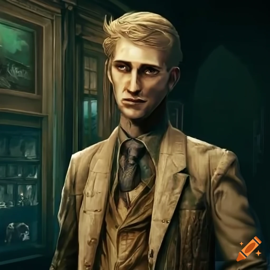 Blonde australian investigator character from call of cthulhu 7th ...
