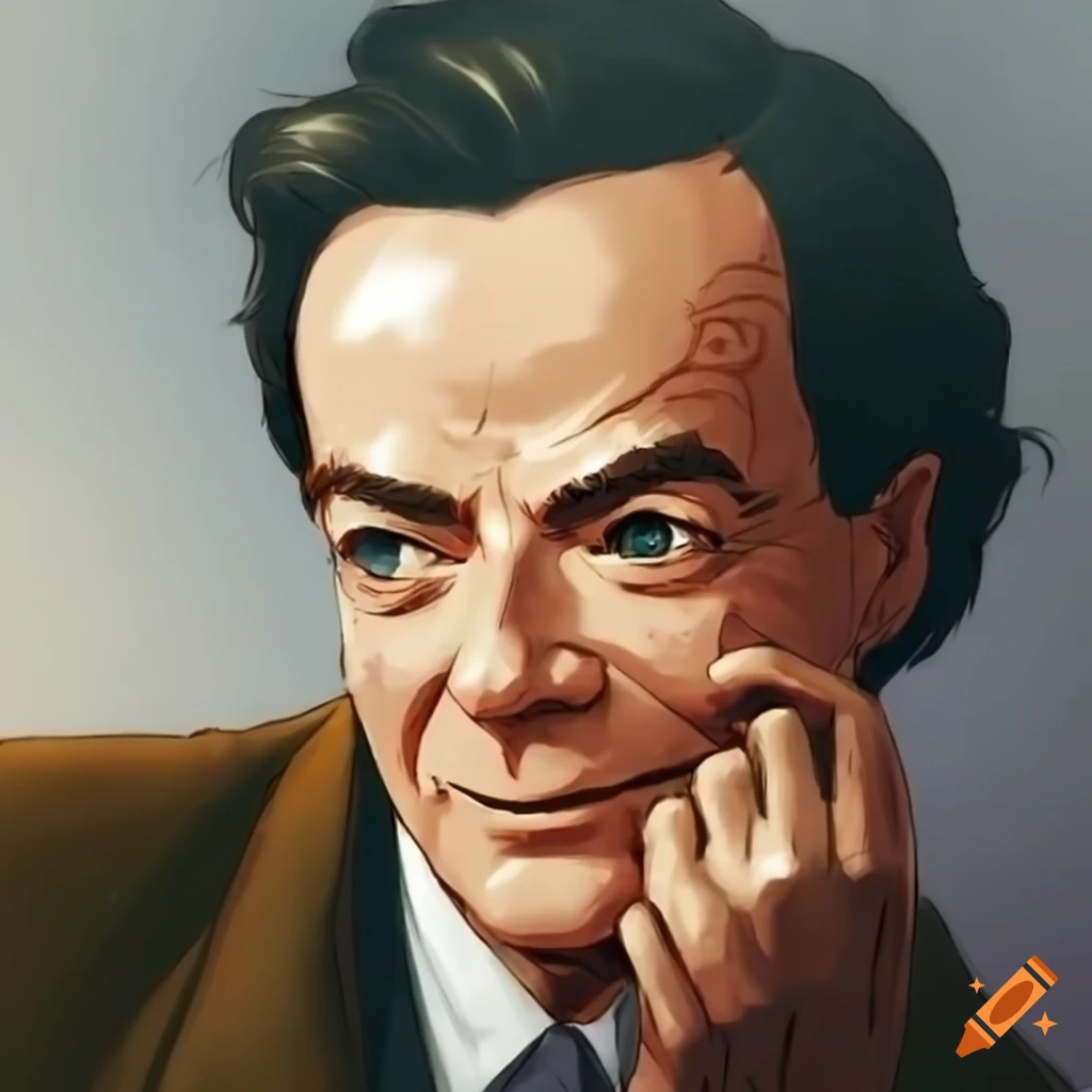 anime-depiction-of-richard-feynman-on-craiyon