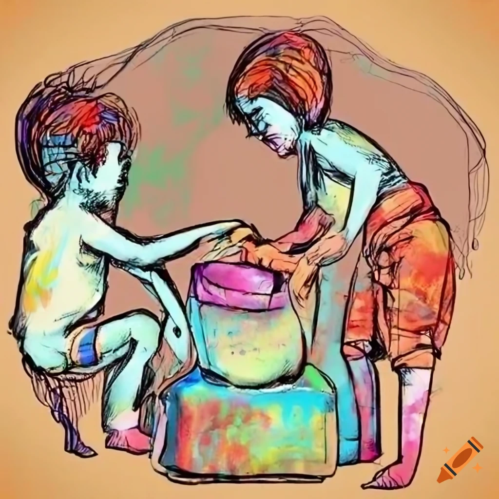 Graphic illustrating the impact of child labor on young minds