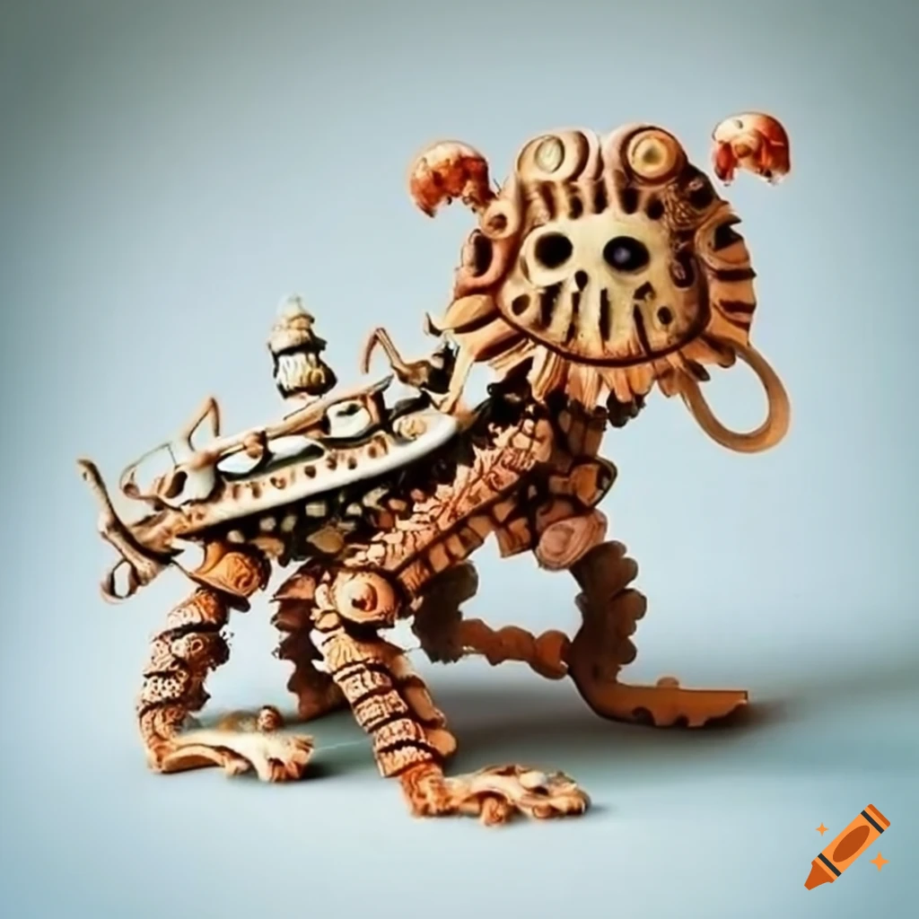 Cute mechanical animals inspired by haeckel on Craiyon