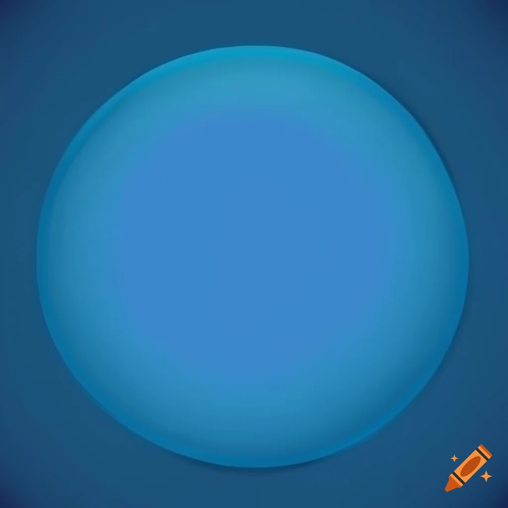 Plain blue background with round border on Craiyon