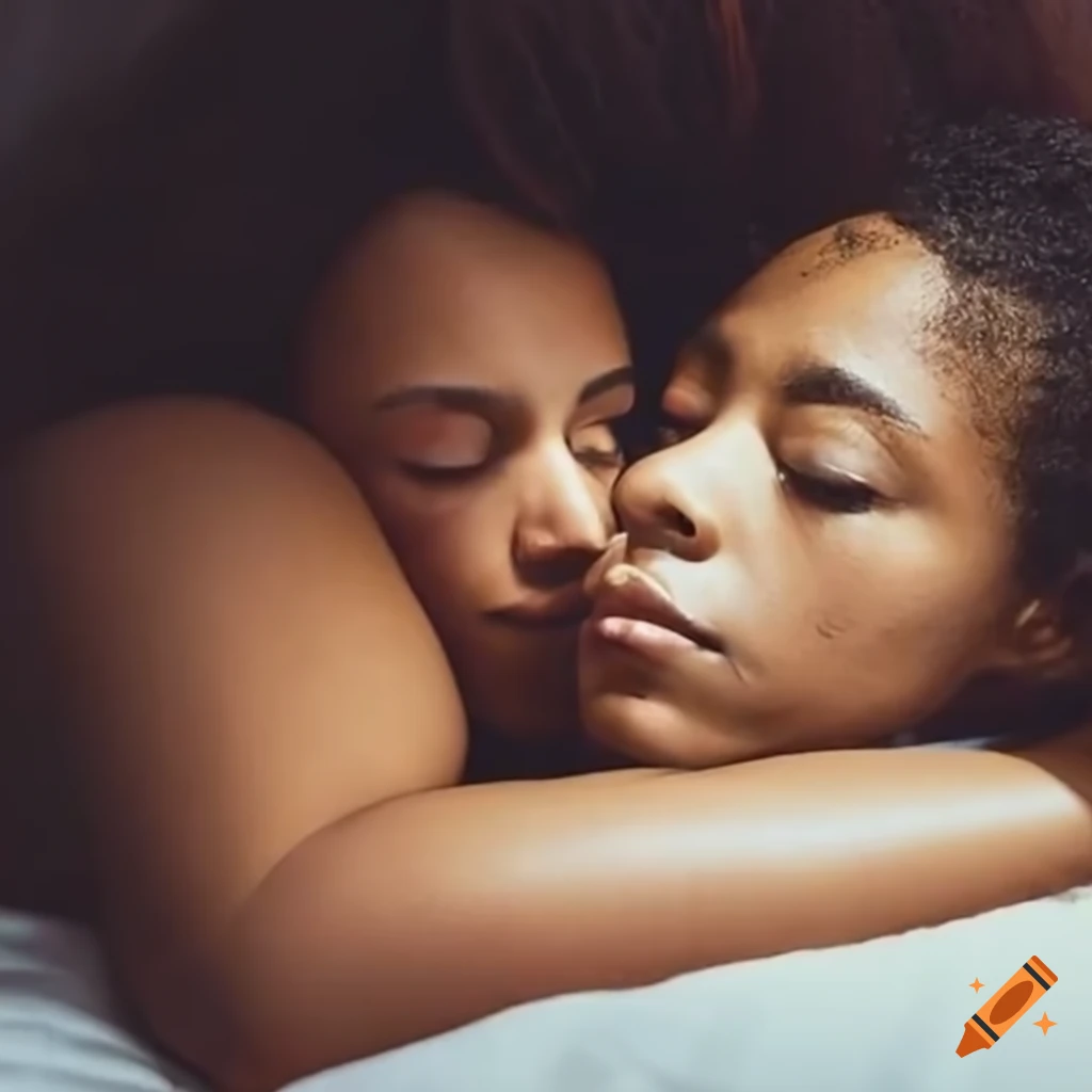 Lou Llobell and Leah Harvey sleeping peacefully