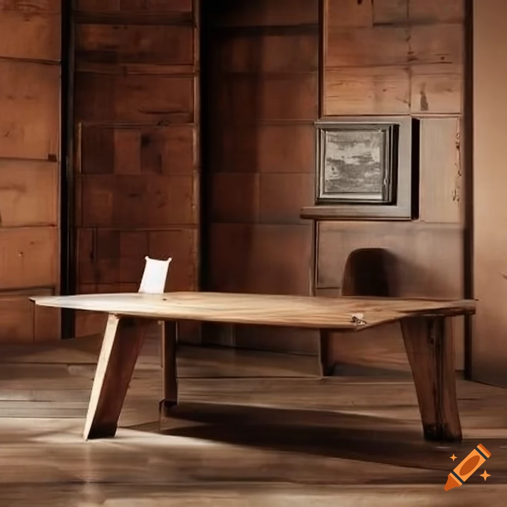 Reclaimed office furniture on Craiyon