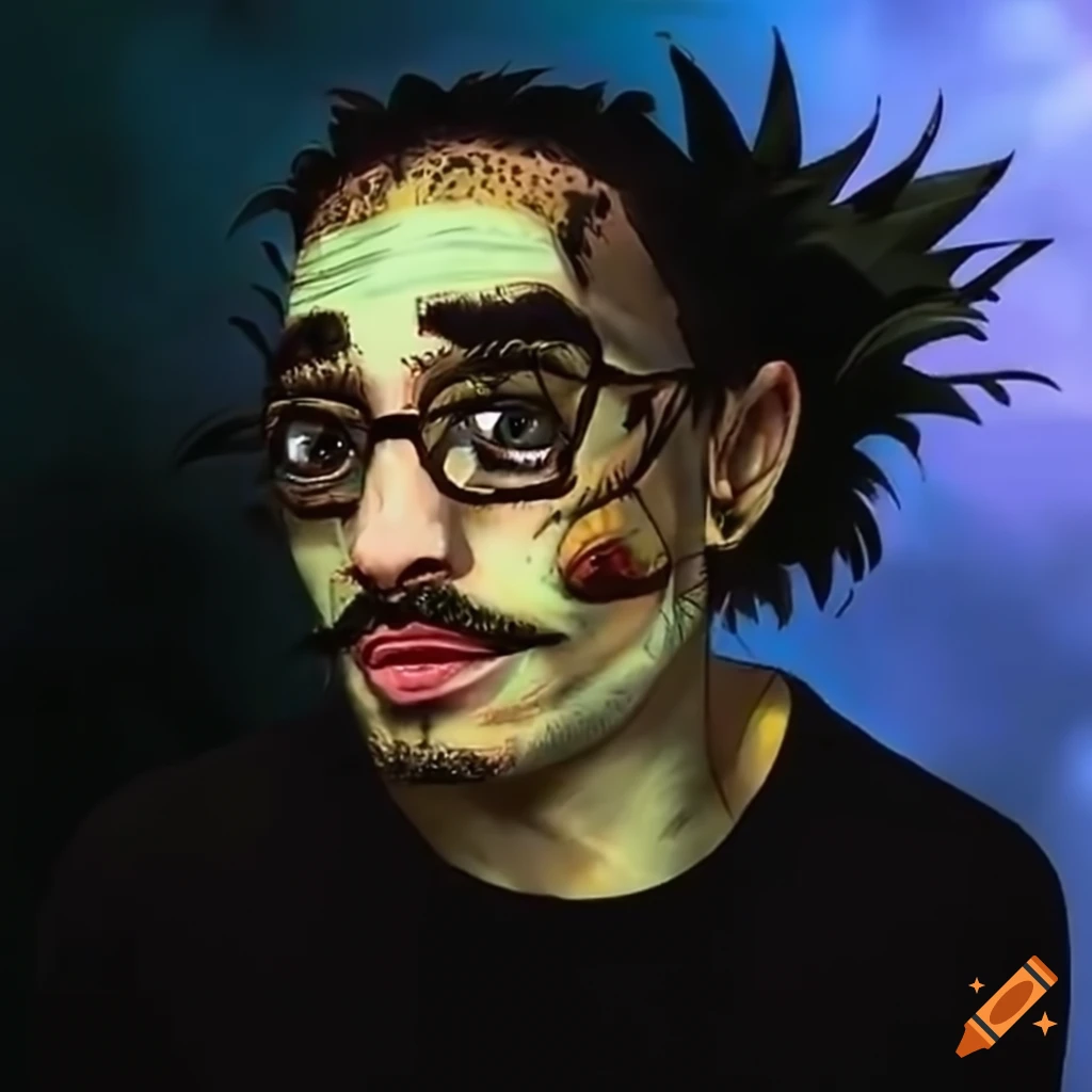 Sean O'Malley with a pineapple as a face
